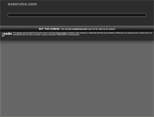 Tablet Screenshot of exservice.com